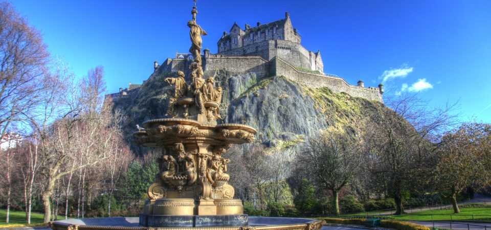 Edinburgh Castle in Scotland