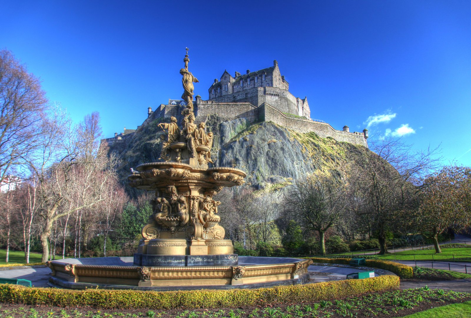 Edinburgh Castle in Scotland