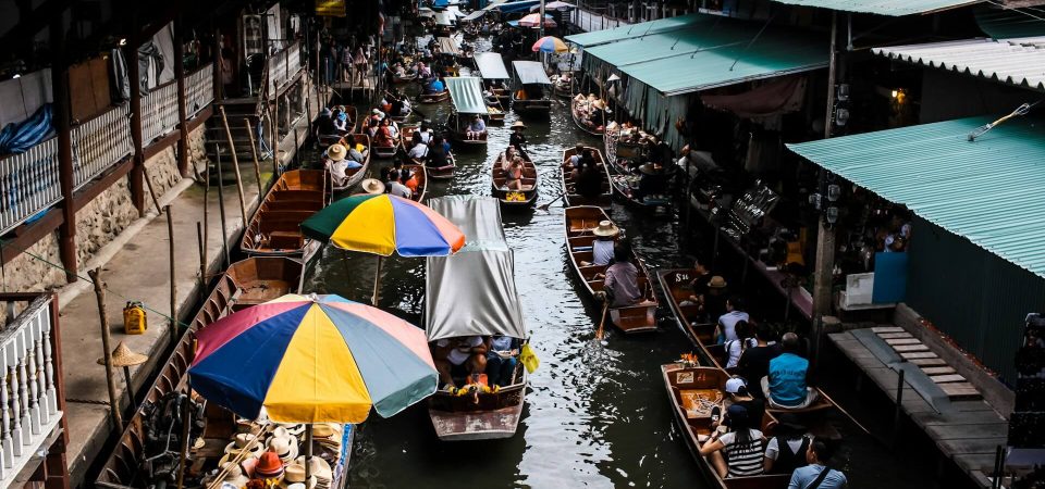 Floating Market Bangkok thailand