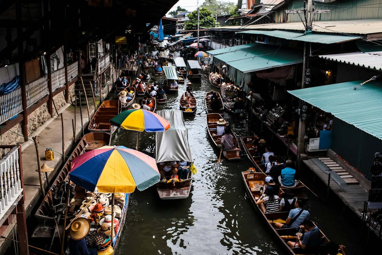 Floating Market Bangkok thailand